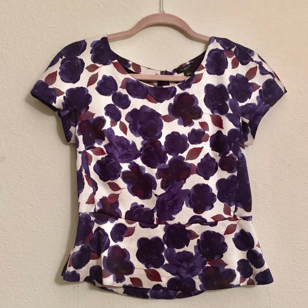 Versatile Anne Taylor Peplum Top (size 2)